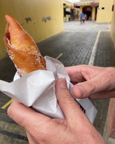 Must try Churros de la Virgen del Carmen in Peru.