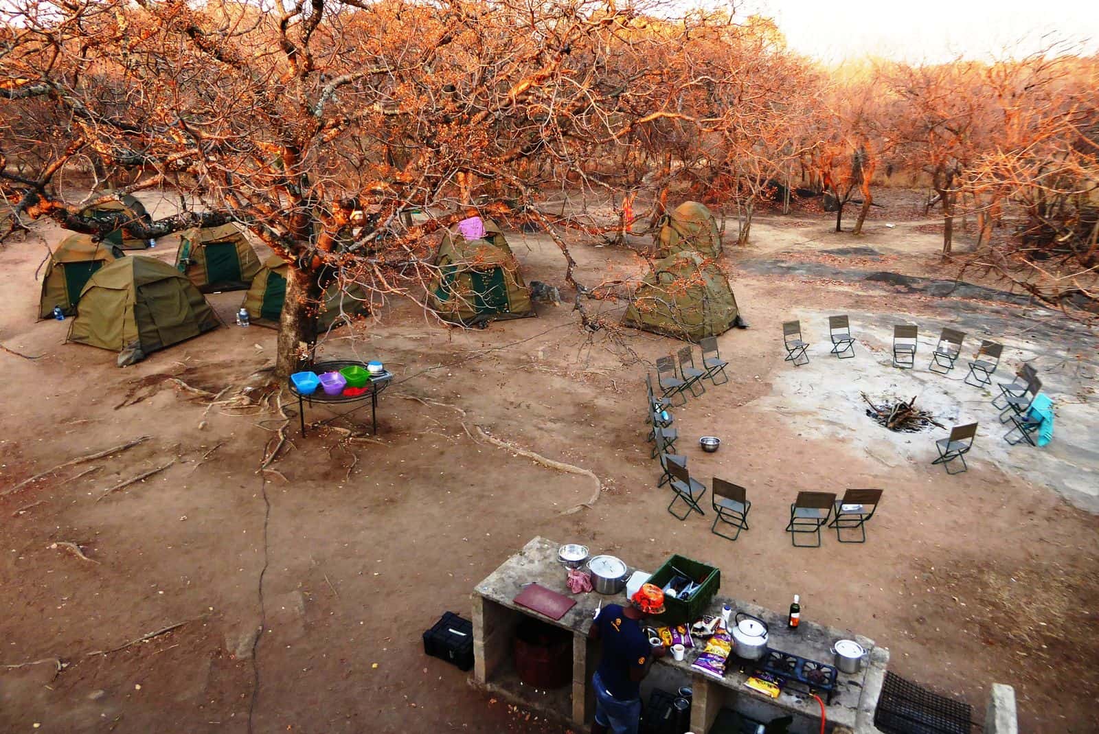 Botswana's Big Cave Camp.