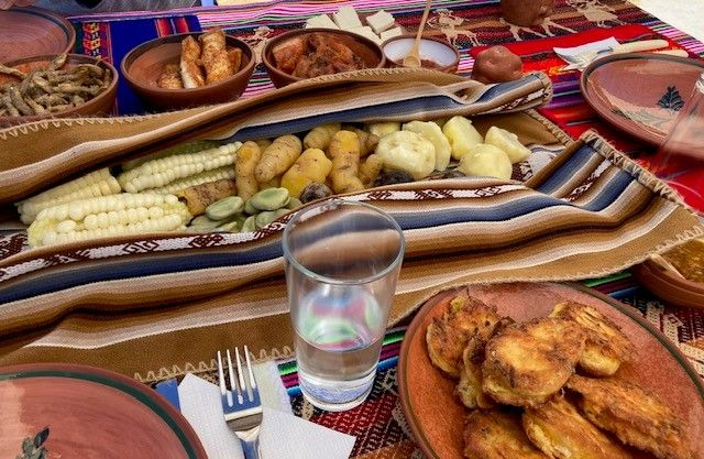 Must try Aptapi in Bolivia.