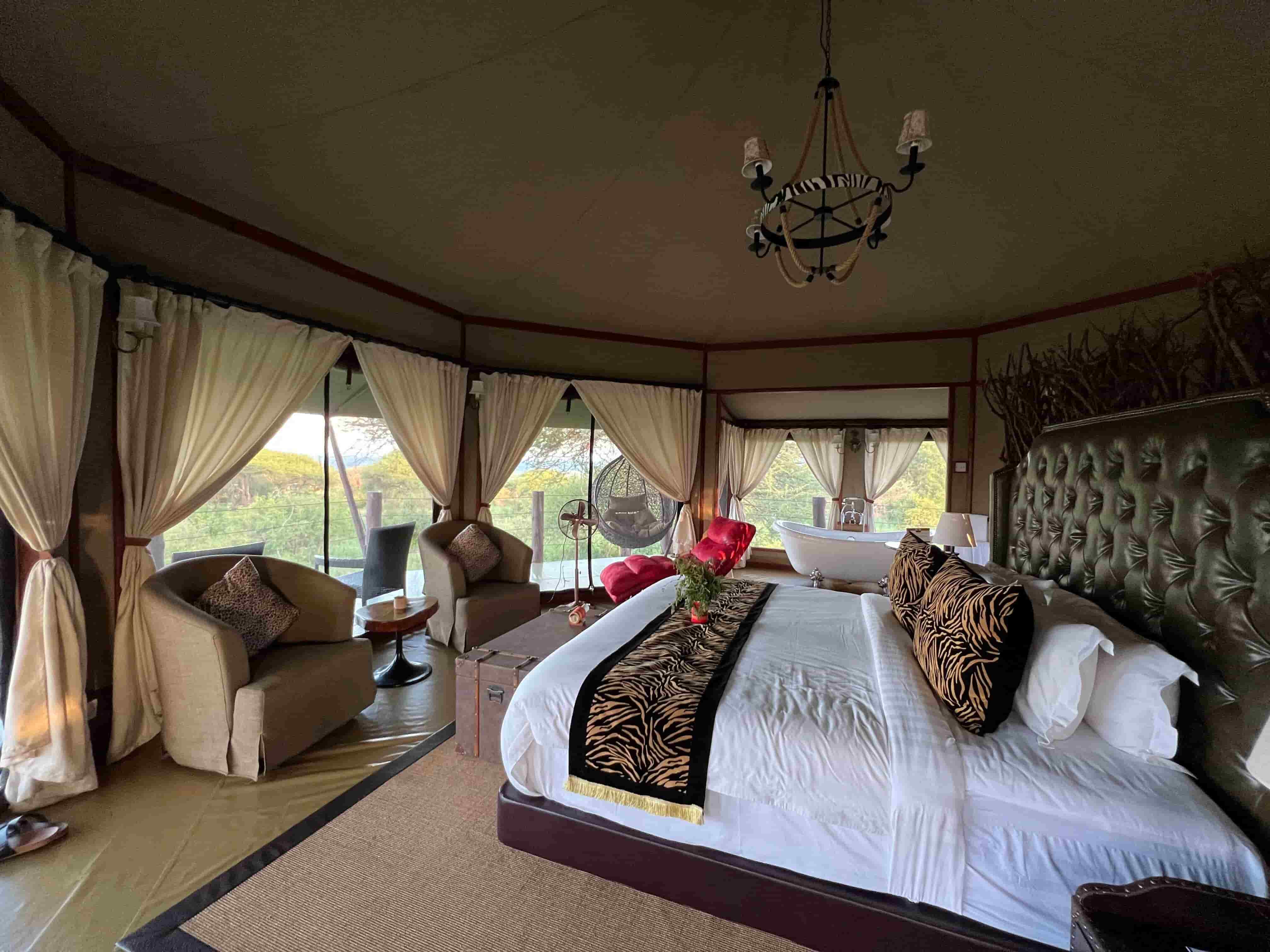 Tarangire Kuro lodge interior.