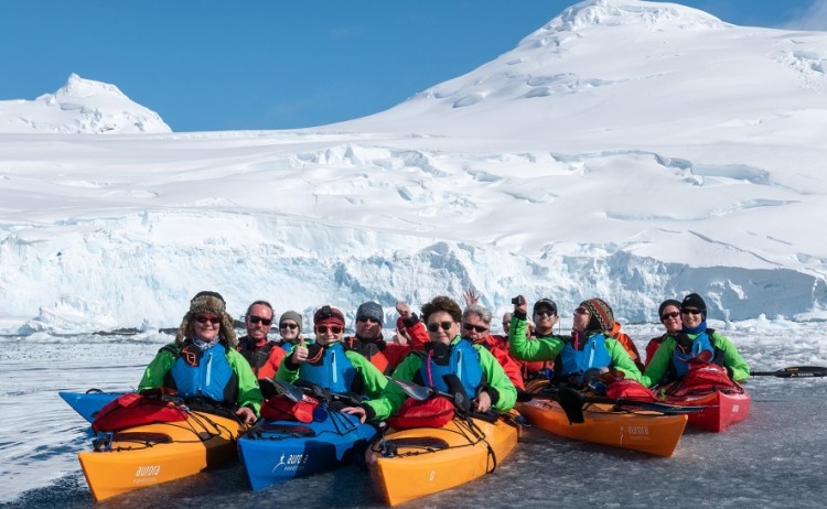 sea kayaking in antarctica