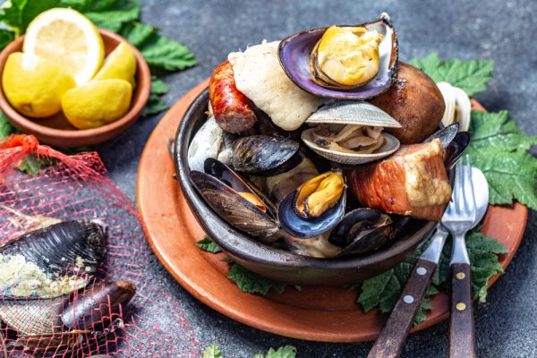 Typical Chilean seafood Typical Chilean seafood