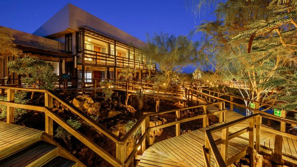 One of many land stay options Finch Bay Eco Hotel in the Galapagos