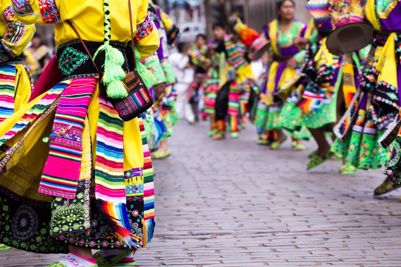 festivals events in South America, street dance in cusco Peru
